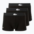 Férfi boxeralsó Lacoste 5H1291 3 pár black/white/black/black