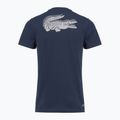 Férfi teniszpóló Lacoste TH0003 navy blue/white 2