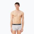 Férfi boxer nadrág Lacoste 5H1300 3 pack silver chine/flagstone/black