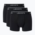 Férfi boxer nadrág Lacoste 5H3202 Microfibra Negro 3 pack black
