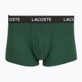 Férfi boxer nadrág Lacoste 5H1300 3 pack black/green 2