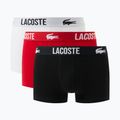 Férfi boxer nadrág Lacoste 5H2393 3 pack lichen/green/black