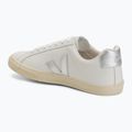 Női cipők VEJA Esplar Logo Leather extra white/silver 3