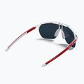 Julbo Frequency Spectron fényes áttetsző kristály/piros/piros villogó napszemüveg 2