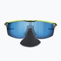 Julbo Ultimate Cover Polar 4 Hd kerékpáros szemüveg fekete/sárga fluo/kapszula ocean master 11