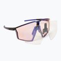 Julbo Edge Reactiv 1-3 Magas kontrasztú matt áttetsző fekete/lila kerékpáros szemüveg