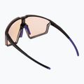 Julbo Edge Reactiv 1-3 Magas kontrasztú matt áttetsző fekete/lila kerékpáros szemüveg 3