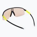 Julbo Dencity Reactiv 1-3 magas kontrasztú matt fekete/sárga kerékpáros szemüveg 2