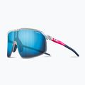 Julbo Dencity Spectron 3 fényes kristály/fluoreszkáló rózsaszín/kék kerékpáros szemüveg 5