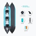 AQUADESIGN Koloa 400 cm kék/fekete 3 személyes felfújható kajak 4