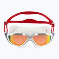 Aquasphere Vista fehér/ezüst/tükörvörös titán úszómaszk MS5050915LMR 2