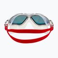 Aquasphere Vista fehér/ezüst/tükörvörös titán úszómaszk MS5050915LMR 5