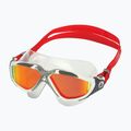Aquasphere Vista fehér/ezüst/tükörvörös titán úszómaszk MS5050915LMR 6