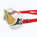 Aquasphere Vista fehér/ezüst/tükörvörös titán úszómaszk MS5050915LMR 10