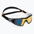 Aquasphere Vista Pro sötétszürke/fekete/tükörnarancs titán úszómaszk MS5041201LMO