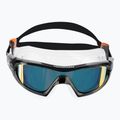 Aquasphere Vista Pro sötétszürke/fekete/tükörnarancs titán úszómaszk MS5041201LMO 2