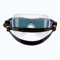Aquasphere Vista Pro sötétszürke/fekete/tükörnarancs titán úszómaszk MS5041201LMO 5