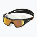 Aquasphere Vista Pro sötétszürke/fekete/tükörnarancs titán úszómaszk MS5041201LMO 6