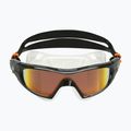 Aquasphere Vista Pro sötétszürke/fekete/tükörnarancs titán úszómaszk MS5041201LMO 7