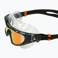 Aquasphere Vista Pro sötétszürke/fekete/tükörnarancs titán úszómaszk MS5041201LMO 10