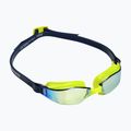 Aquasphere Xceed élénksárga/tengerészkék/tükrös sárga titán úszószemüveg EP3037104LMY 8