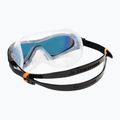 Aquasphere Vista Pro sötétszürke/fekete/tükörnarancs titán úszómaszk MS5591201LMO 4