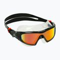 Aquasphere Vista Pro sötétszürke/fekete/tükörnarancs titán úszómaszk MS5591201LMO 6