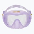 Snorkeling készlet Aqualung Nabul maszk + pipa + uszony translucid purple 3