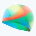 Gyerek úszósapka TYR Tiedye Silicone Multicolor Jr blue/yellow/green/orange