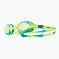 TYR Swimple Tie Dye tükrös arany/zöld/kék gyermek úszószemüveg
