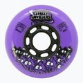 Görkorcsolya kerekek FR Skates Street Invaders Wheels 80mm/84A X4 purple/black