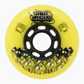 Görkorcsolya kerekek FR Skates Street Invaders Wheels 80mm/84A X4 yellow/black