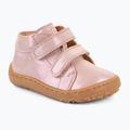 Gyerek barefoot cipő Froddo First Step pink shine