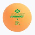 Asztalitenisz labdák Donic-Schildkröt 1-Star Elite Poly 40+ 6db. white/orange 3
