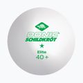 Asztalitenisz labdák Donic-Schildkröt 1-Star Elite Poly 40+ 3 db. white 2