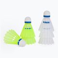Sunflex tollaslabda darts Hobby 6 db fehér/sárga 53562