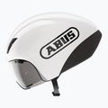 Kerékpáros sisak ABUS Gamechanger TT 1.1 shiny white 3