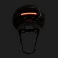 Kerékpáros sisak ABUS Taipan LED graphite silver 9
