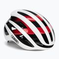 ABUS AirBreaker fehér-piros kerékpáros sisak 86836