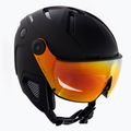 Sí sisak Alpina Attelas Visor QVM black matte