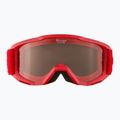 Gyermek síszemüveg Alpina Piney red matt/orange 7