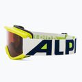 Gyermek síszemüveg Alpina Piney lime matt/orange 4