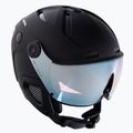 Sí sisak Alpina Attelas Visor QVM black matt/silver