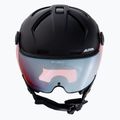Sí sisak Alpina Attelas Visor QVM black matt/silver 2