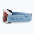 Gyermek síszemüveg Alpina Piney white/skyblue matt/orange 4