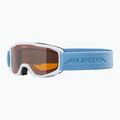 Gyermek síszemüveg Alpina Piney white/skyblue matt/orange 6