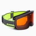 Síszemüveg Alpina Nakiska black-neon/dh