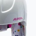 Gyermek síbukósisakok Alpina Carat white/deco 6