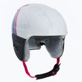 Gyermek síbukósisakok Alpina Carat white/red/blue