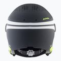 Gyermek síbukósisakok Alpina Zupo Visor Q-Lite charcoal/neon matt 12